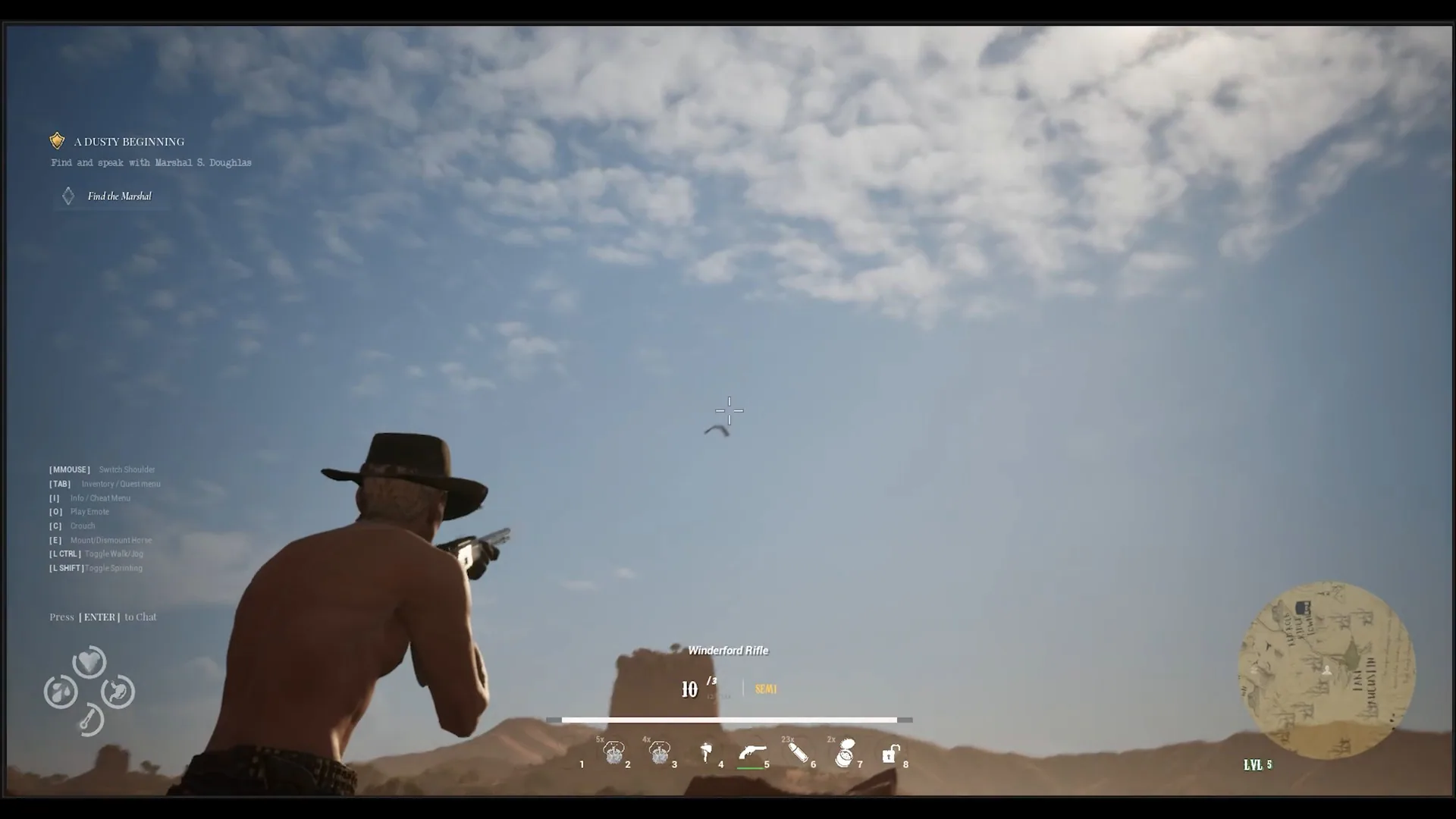 Western Rye gameplay displayed with the Steam PC release context